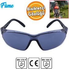 Bisiklet Gözlüğü Uv Korumalı Ayarlanabilir Bisikletçi Gözlük Füme S900