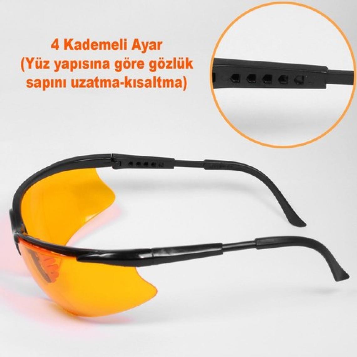 Bisiklet Gözlüğü Koruyucu Gözlük S600 Sarı