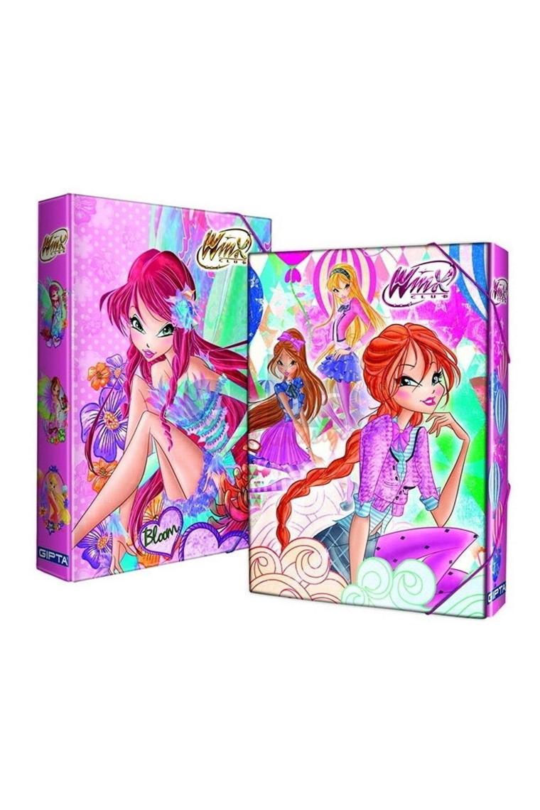 Lastikli Kutu Dosya 25x35 Cm Winx Club Kutu Dosya