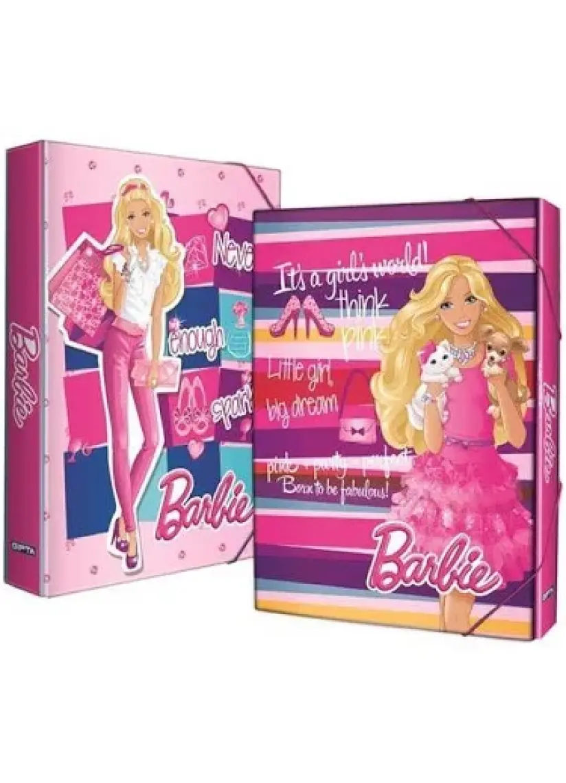 Gipta Kutu Klasör 25X35 Barbie 5492
