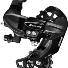 Shimano Arka Aktarıcı Tourney 6/7 Vites Uzun Bacak Siyah  RD-TY300