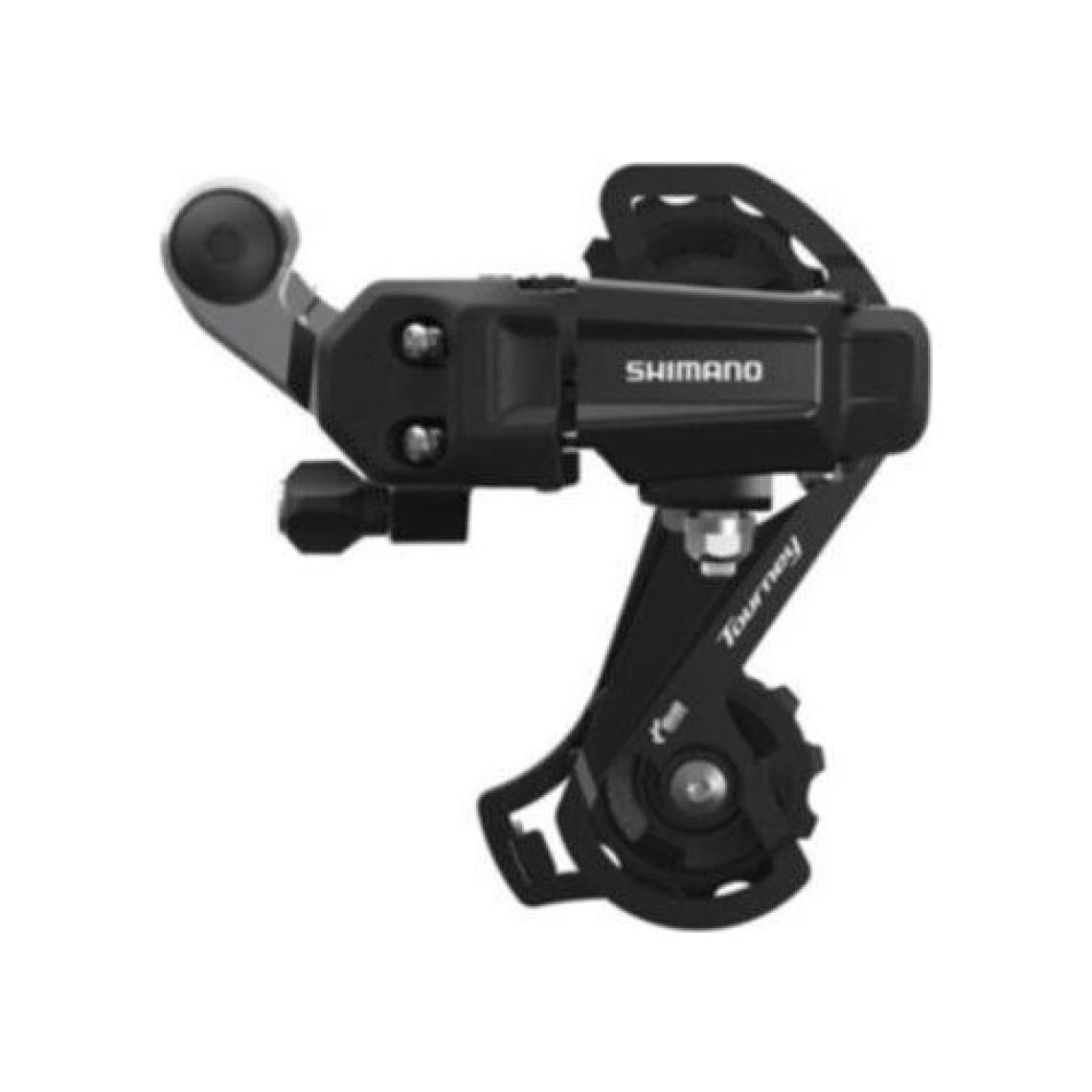 SHIMANO  TY-200 Arka Aktarıcı, Uzun Bacak Direk Bağlantı, Siyah