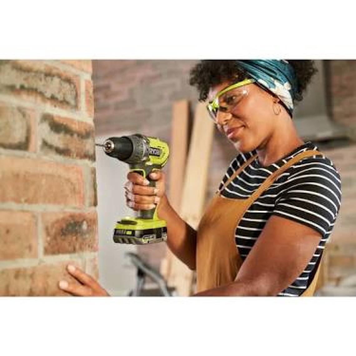 Ryobi R18PD3-120TAH Akülü Darbeli Matkap Set 18V 2,0AH