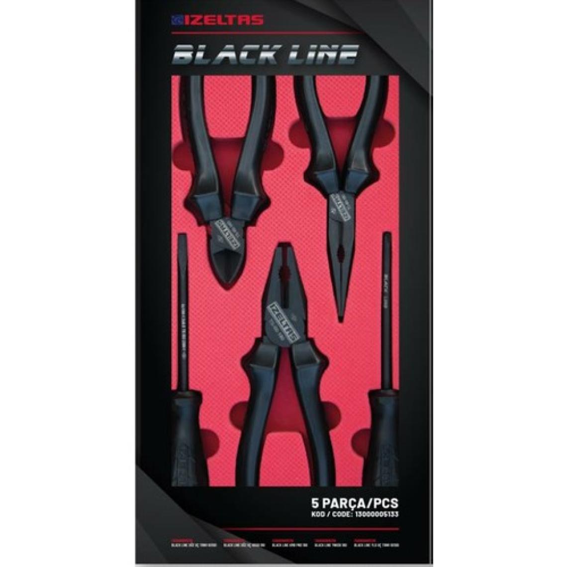 İzeltaş Black Line 5 Parça Set 13000005133