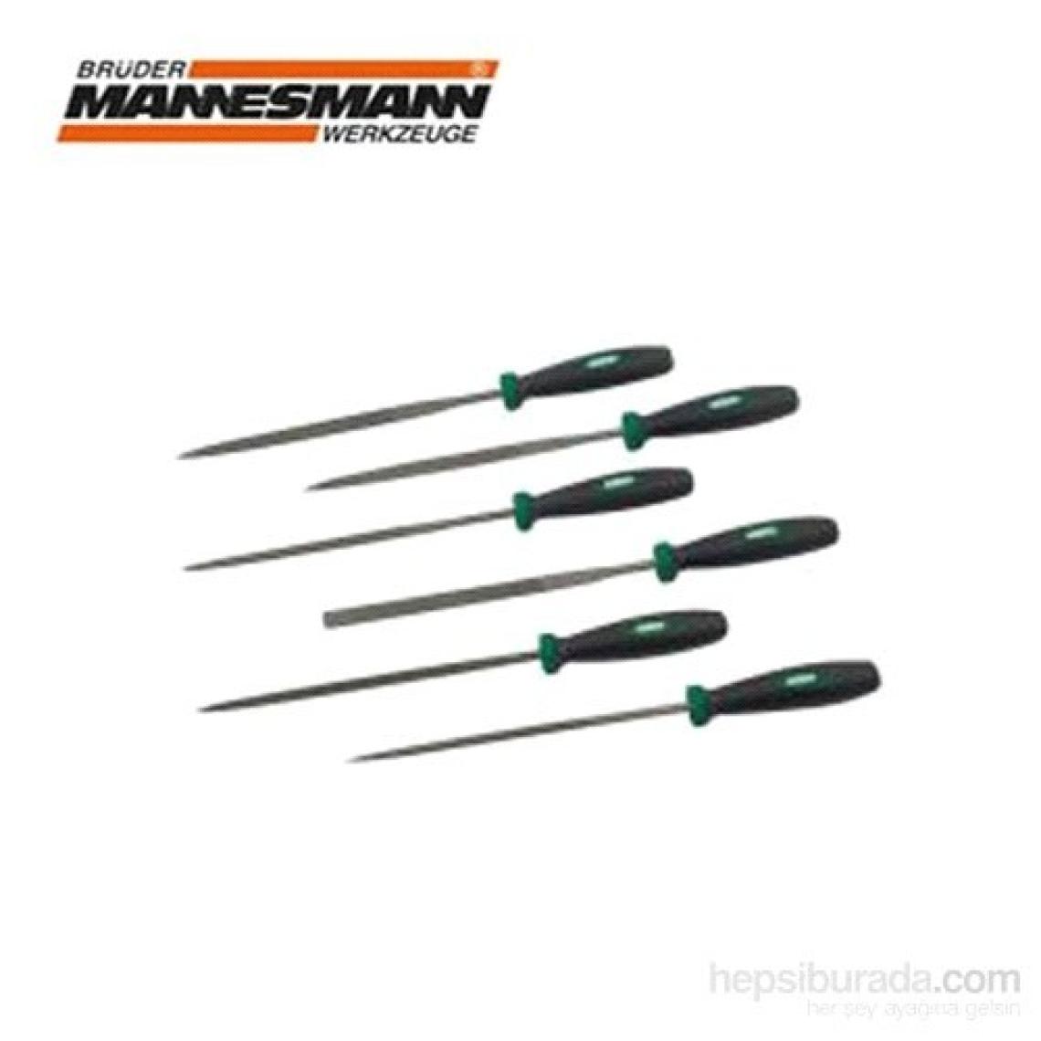 Mannesmann 61010 Profesyonel Saatçi Eğe Seti (6 Parça)