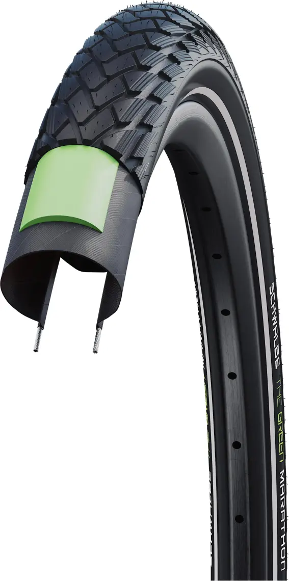 Schwalbe Marathon Green Guard 20X1.75 Dış Lastik Siyah