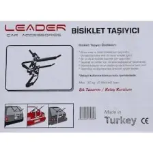 Leader Bisiklet Taşıyıcı Bisiklet Taşıma Aparatı 2 Bisiklet Için