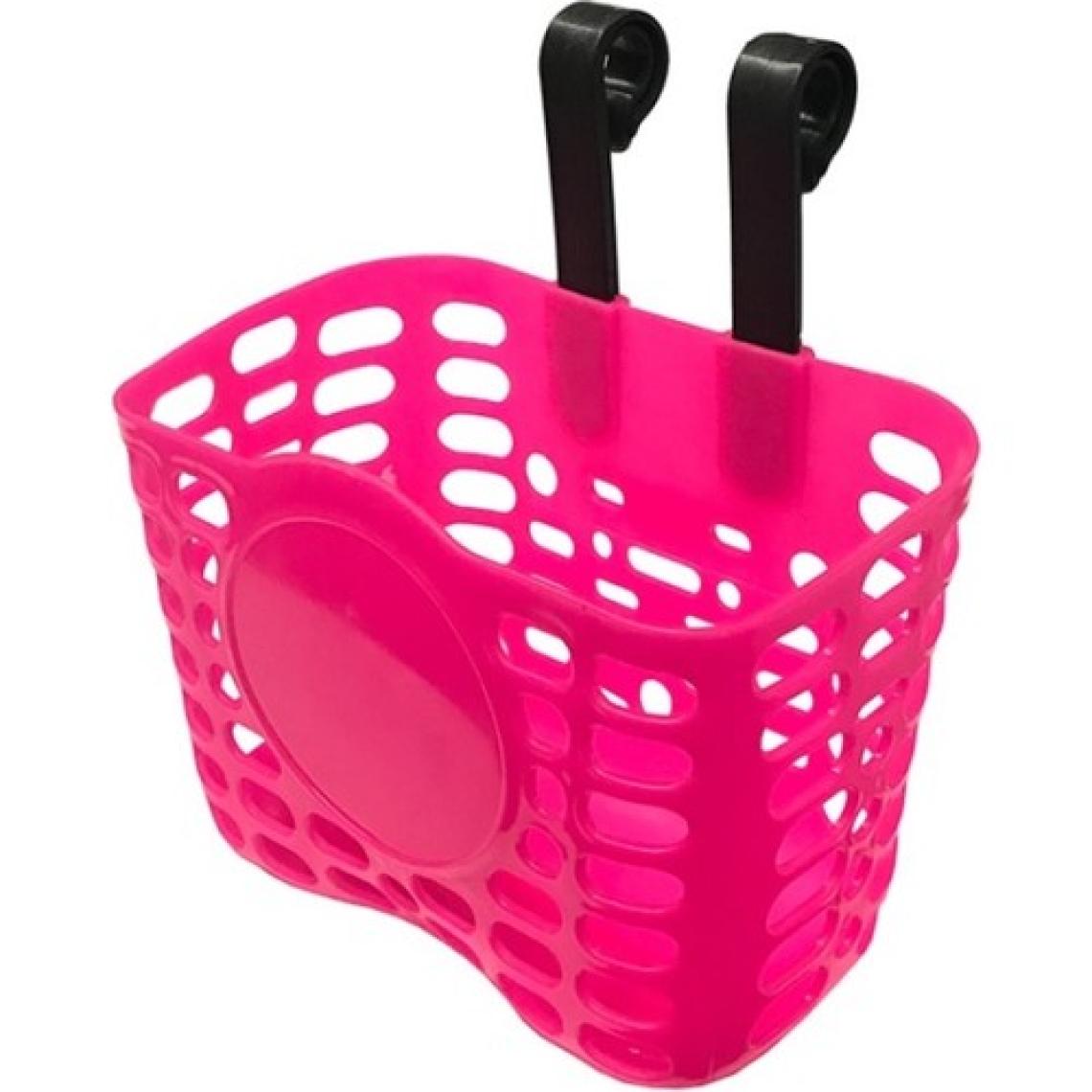 Hsgl Bisiklet Ön Sepet Plastik Askılı Model 16 - 20 Jant Pembe