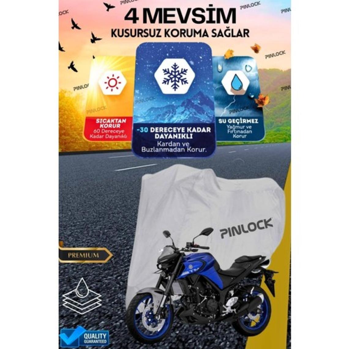 Pinlock Yamaha mt 25 Uyumlu Su Geçirmez Dayanıklı Motosiklet Brandası (Tokalı)