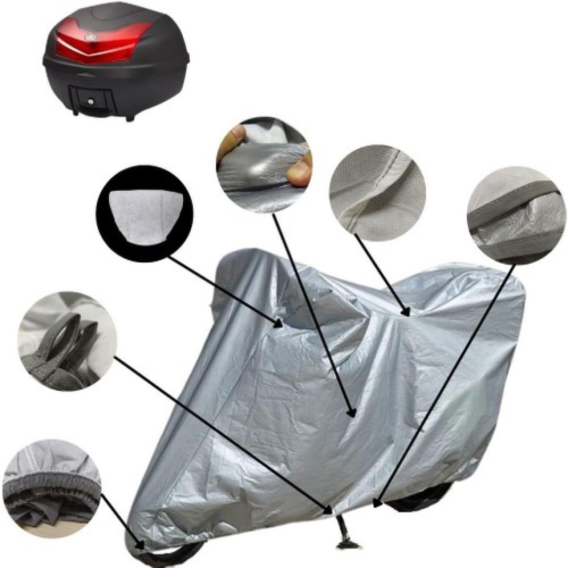 MaxDurable Arora Max T Motor Brandası Arka Çanta Uyumlu Su Geçirmez Motosiklet Brandası