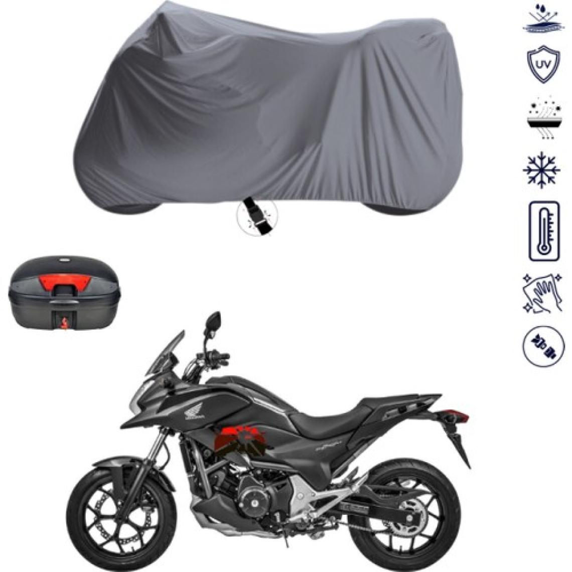 Teksin Honda Nc 750 x Çantalı Motosiklet Brandası 4 Mevsim Su Geçirmez Motor Brandası