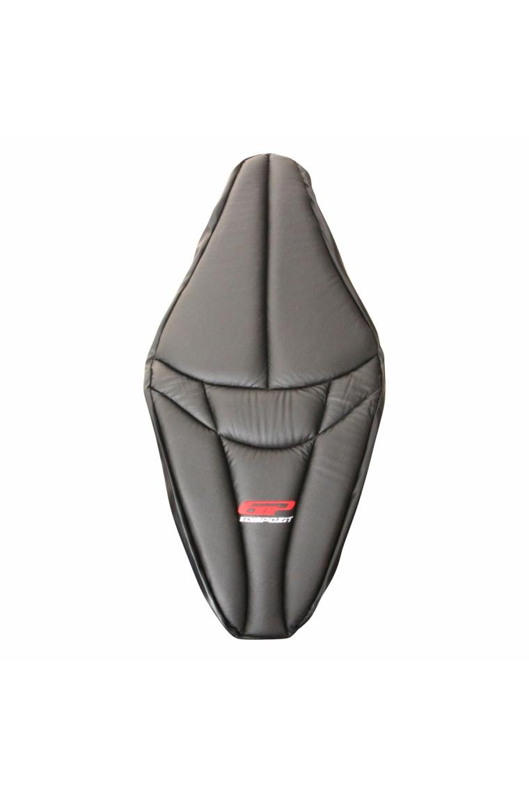 GP Kompozit Yamaha XMAX 250-400 2018-2024 Uyumlu Motosiklet Konfor Sele Kılıfı Siyah