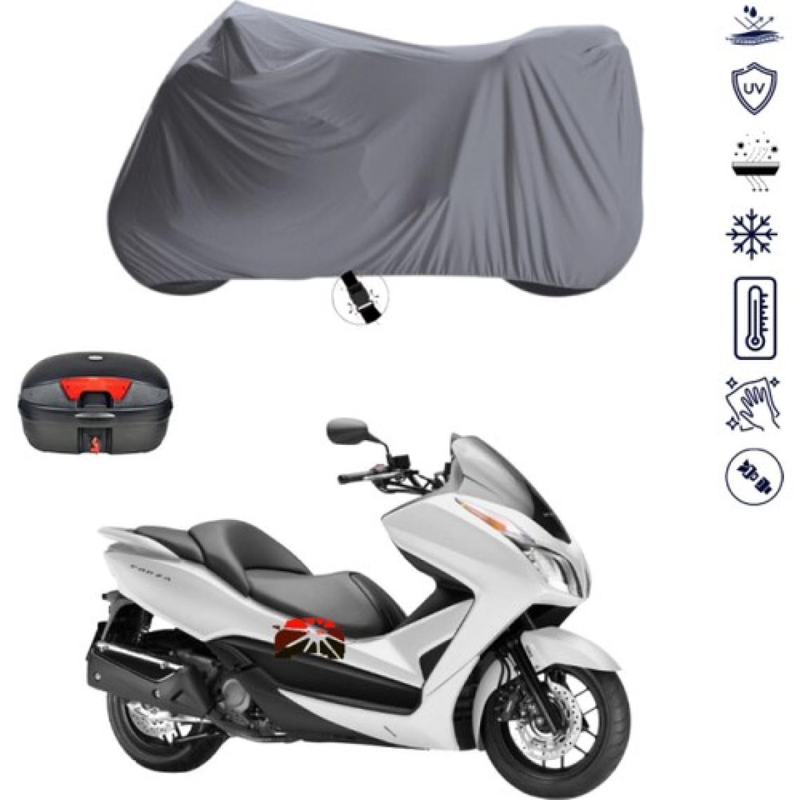 Teksin Honda NSS250 (Forza 250) Çantalı Motosiklet Brandası 4 Mevsim Su Geçirmez Motor Brandası