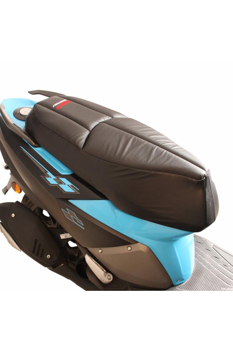 GP Kompozit TVS NTORQ 125 2020-2024 Uyumlu Motosiklet Konfor Sele Kılıfı Siyah