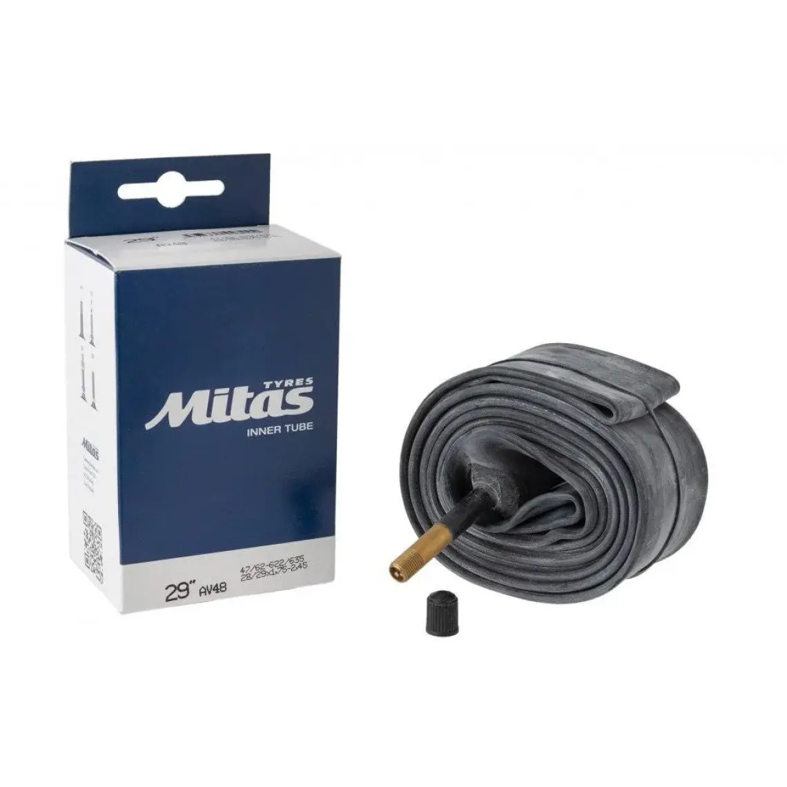 Mitas 28/29X1.75-2.45 AV48 Kalın Sibop Iç Lastik