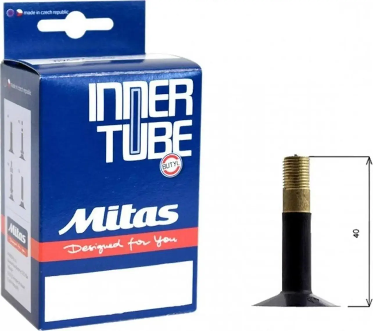 Mitas 28/29X1.75-2.45 AV48 Kalın Sibop Iç Lastik
