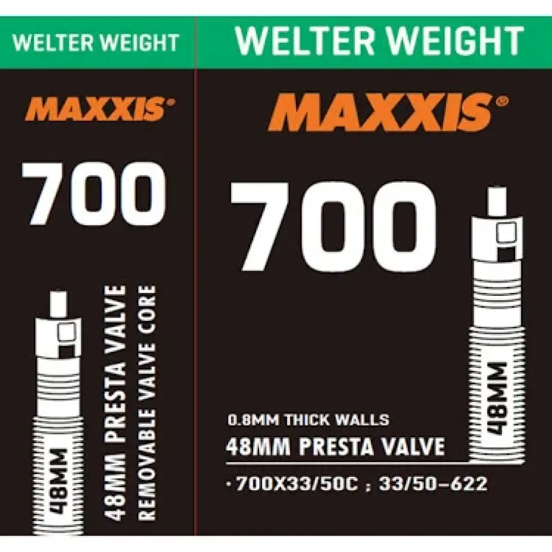 Maxxis Iç Lastik Welter Weight 700X33/50C Presta 48MM