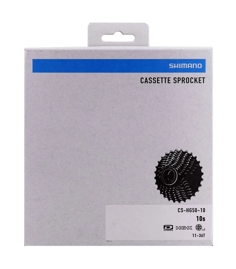 SHIMANO Deore CS-HG50-10 10 Vites 11-36T Ruble