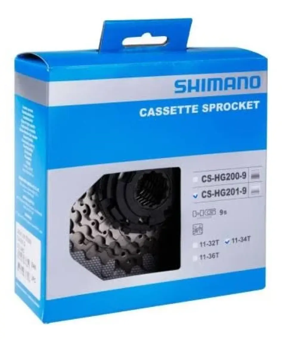 SHIMANO Acera CS-HG201-9 9 Vites 11-36T Gümüş Ruble