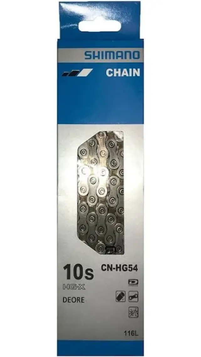SHIMANO Zincir CN-HG54 HG-X 10-vites 116 bakla Ampul tipi bağlantı pimi