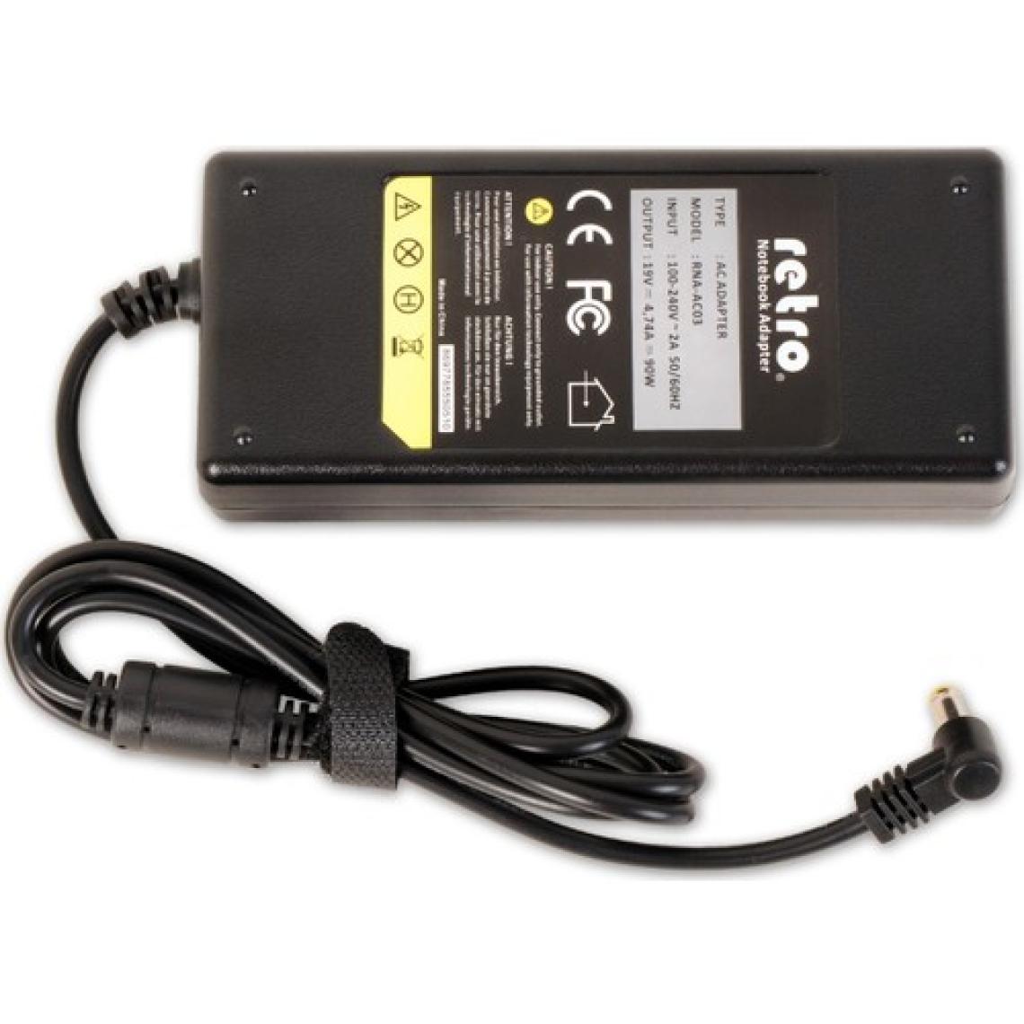Retro Acer Aspire, Packard Bell Easynote 90W Notebook Adaptör RNA-AC03