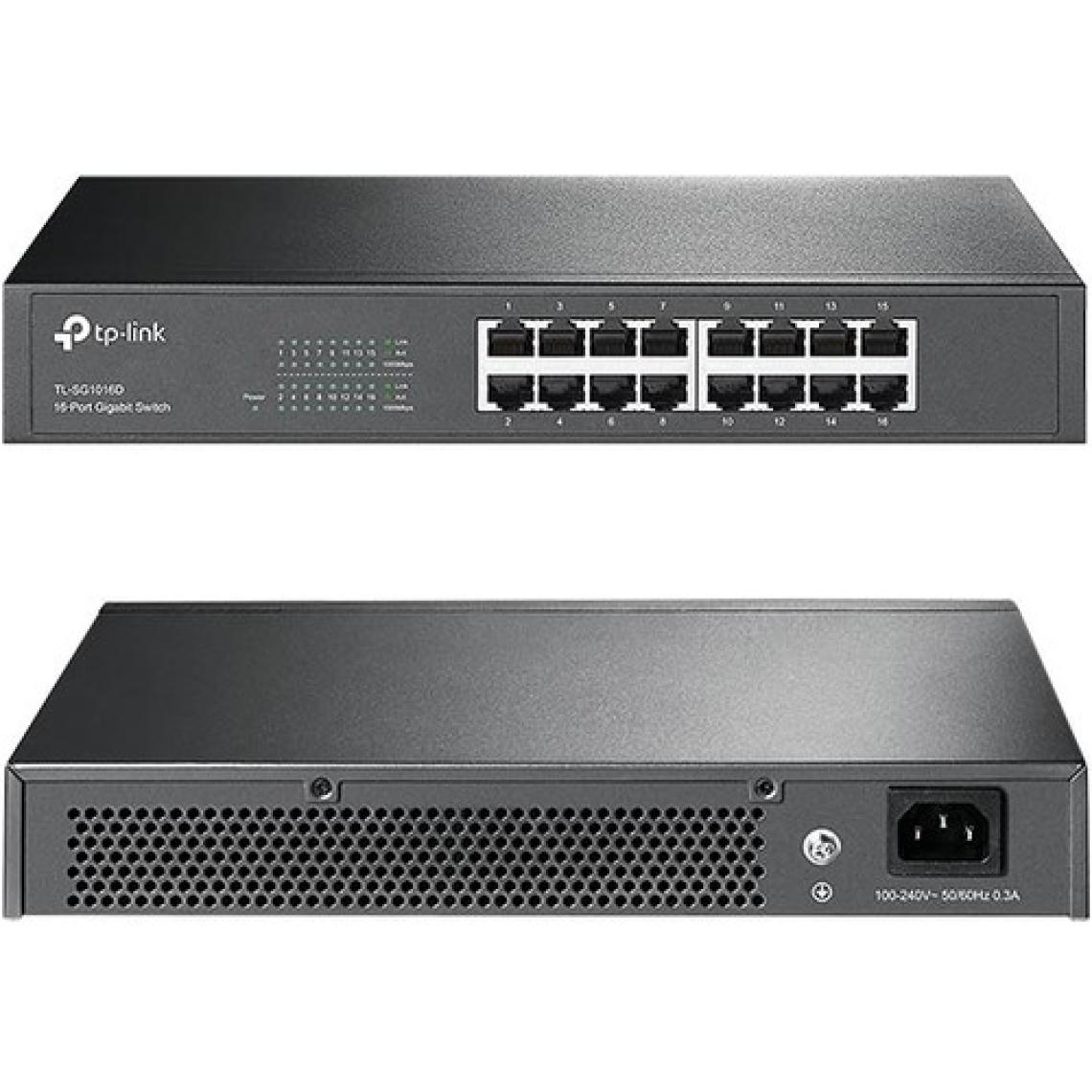 TP-Link TL-SG1016D 16 Port 10/100/1000 Mbps Gıgabıt Swıtch