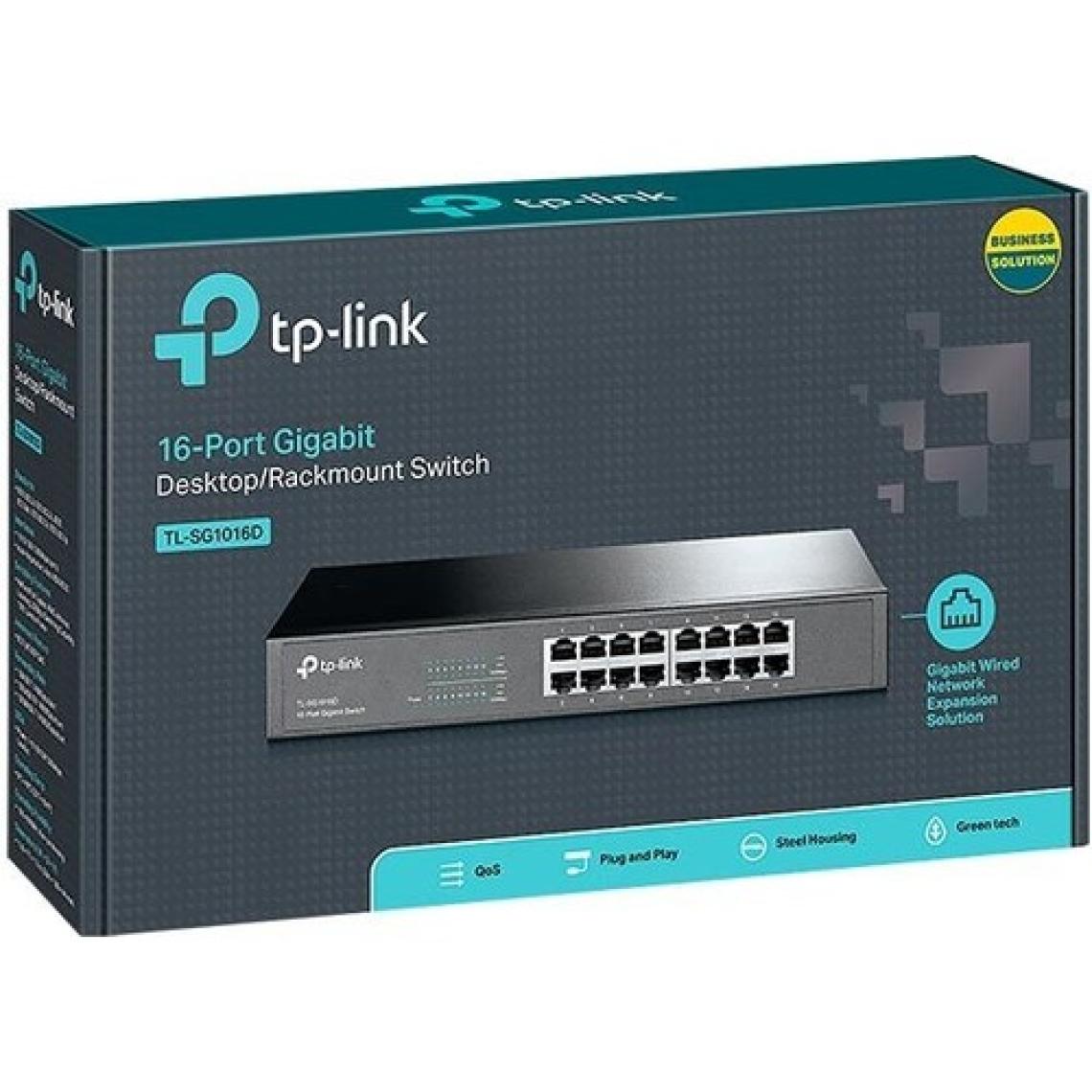TP-Link TL-SG1016D 16 Port 10/100/1000 Mbps Gıgabıt Swıtch