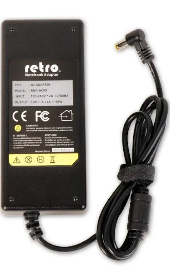 Retro RNA-AC03 Acer Aspire, Extensa, TravelMate 90W Notebook Adaptör