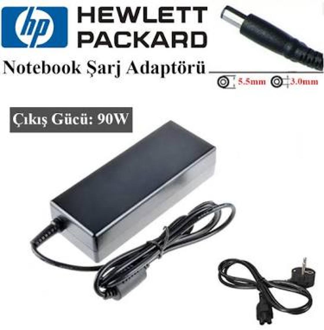 İnfostar Hp ile Uyumlu/Compaq 19V 4.74A 90W Dc (7.4X5.0) İğne Uç