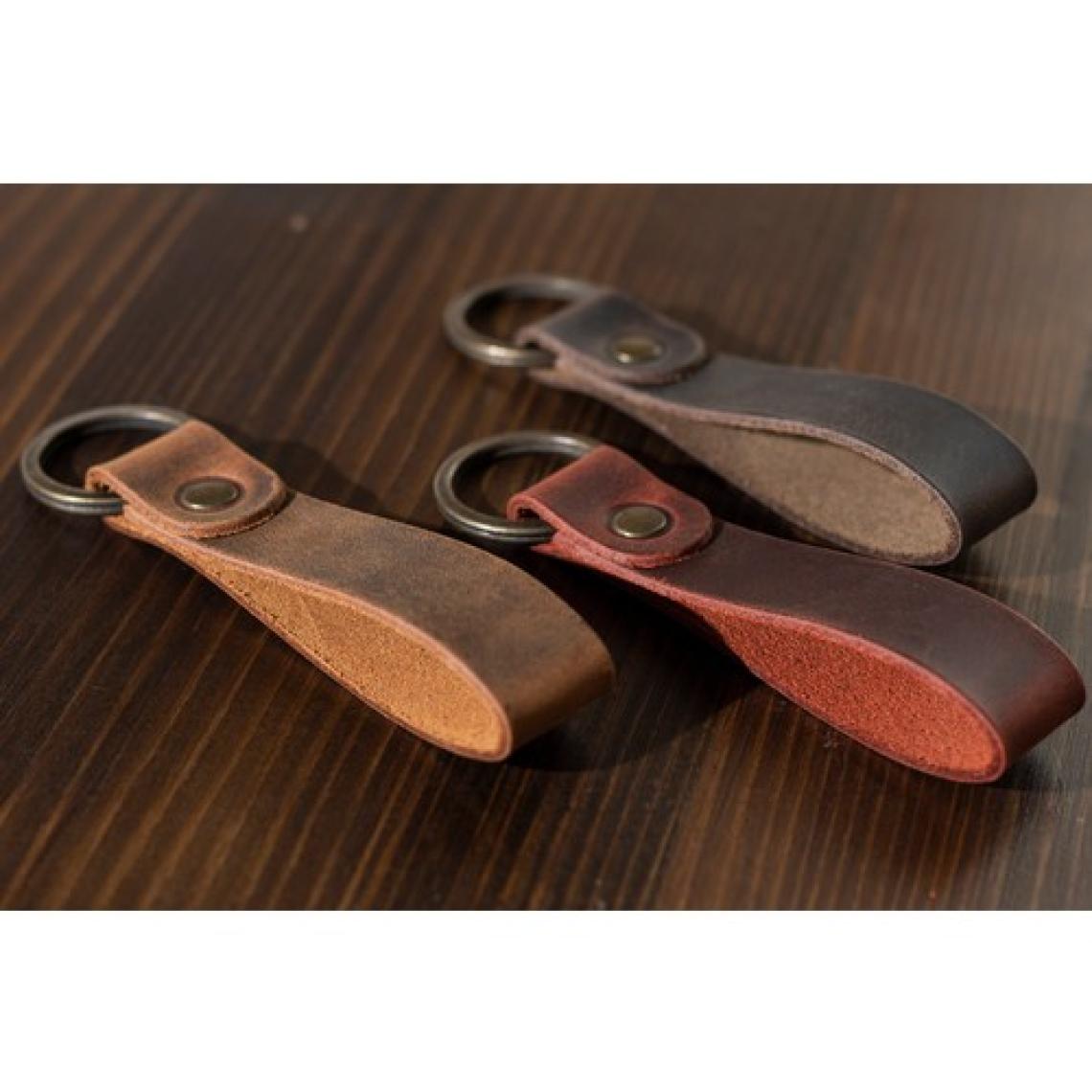 Hi Leather Hakiki Deri Anahtarlık Kişiye İsme Özel