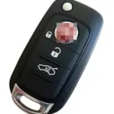 Kasey Fiat Egea Uyumlu Kumanda Kabı Anahtar Kabı Oto Anahtarlık Logolu 3 Tuşlu