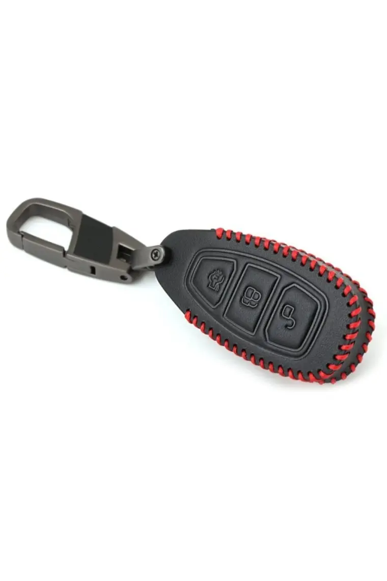 Ford Fiesta, Focus, Mondeo, C Max, Kuga, Tourneo Deri Anahtar Kılıfı (Sustalı)
