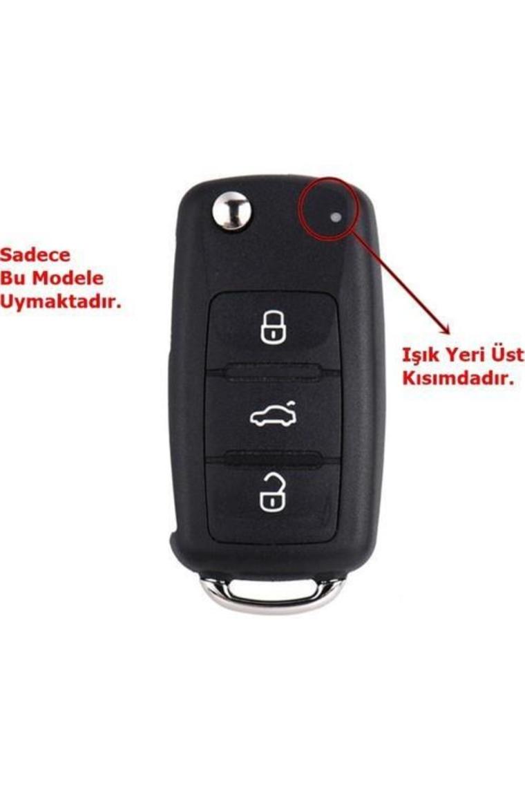 Skilit Samsun Oto Kilit Seat Leon Toledo Ibiza Uds Anahtar Kumanda Kabı Pimli Logolu