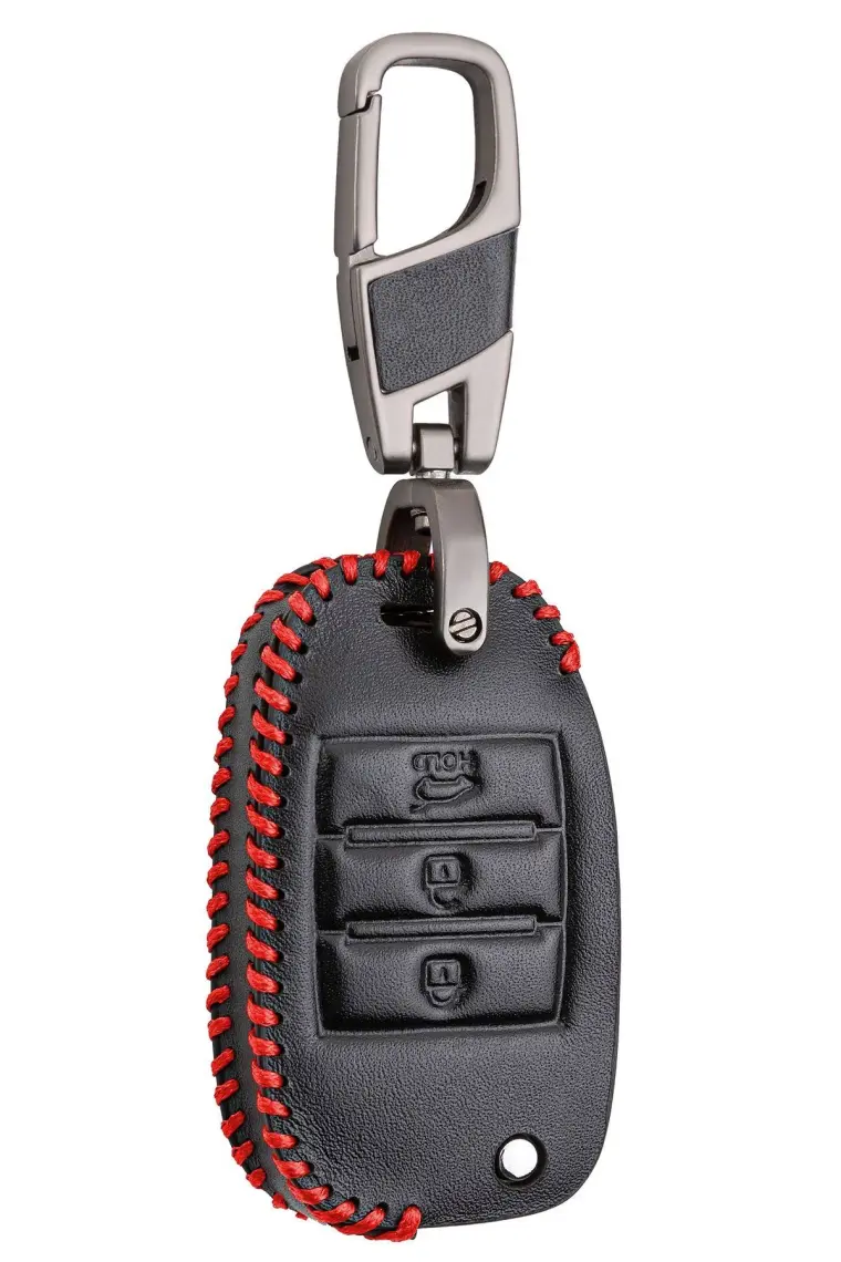 Kia Ceed, Cerato, Sorento, Sportage Deri Anahtar Kılıfı (Sustalı) Lüx Model