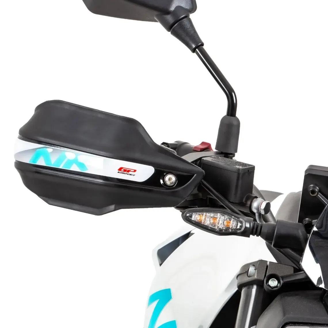 GP Kompozit CF Moto 250 NK 2018-2022 Uyumlu Plastik Elcik Koruma Siyah SİYAH