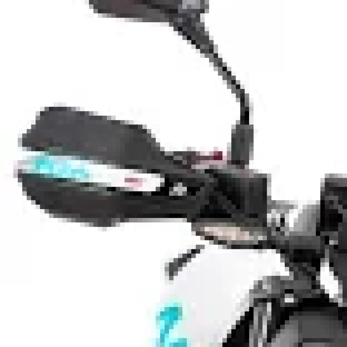 GP Kompozit CF Moto 250 NK 2018-2022 Uyumlu Plastik Elcik Koruma Siyah SİYAH