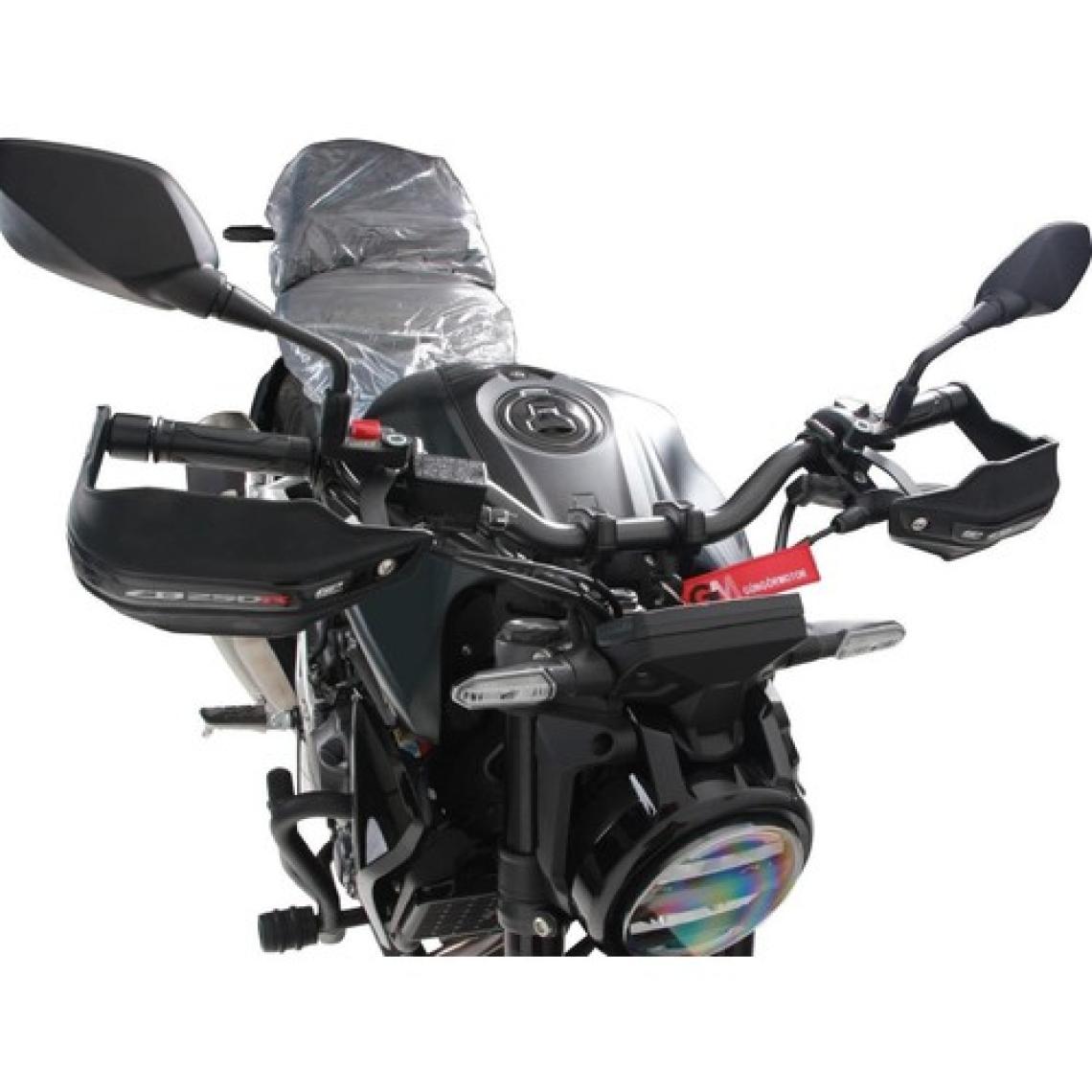 GP Kompozit Honda CB250R 2018-2024 Uyumlu Plastik Elcik Koruma Siyah