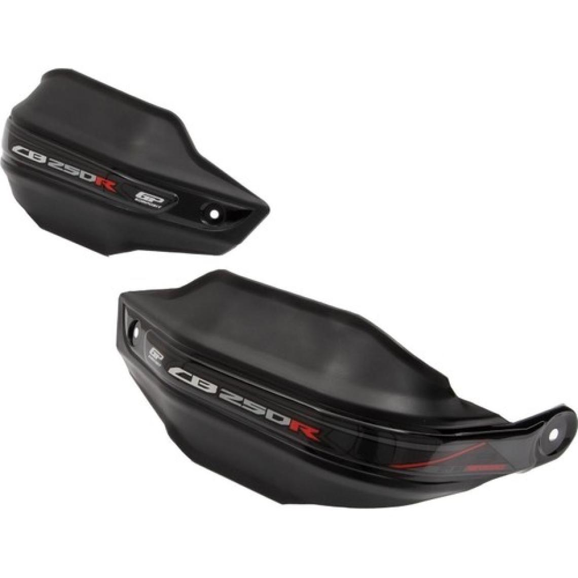 GP Kompozit Honda CB250R 2018-2024 Uyumlu Plastik Elcik Koruma Siyah