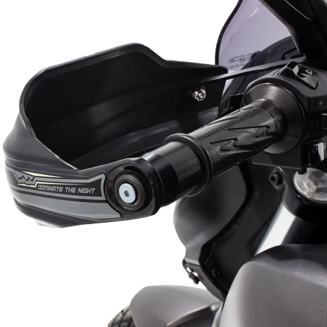 GP Kompozit Bajaj Dominar 250 / 400 2017-2024 Uyumlu Plastik Elcik Koruma Siyah