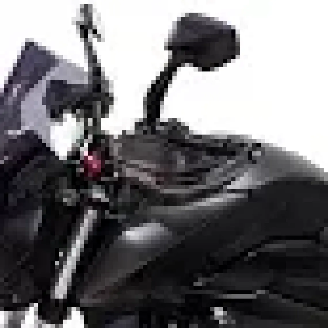 GP Kompozit Bajaj Dominar 250 / 400 2017-2024 Uyumlu Plastik Elcik Koruma Siyah