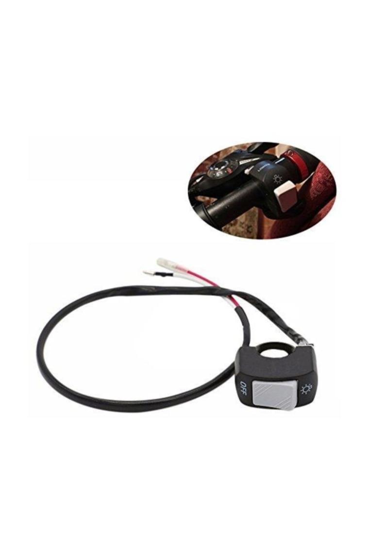 Knmaster Motosiklet Sis Farı Aç Kapa Düğmesi / Butonu / Gri