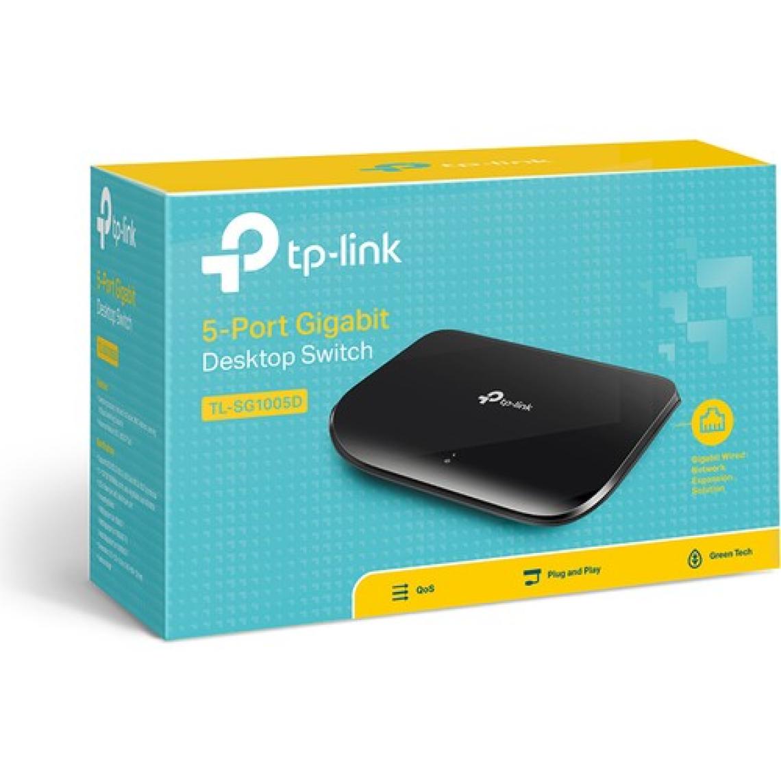 TP-Link TL-SG1005D 5 Port 10-100-1000 Mbps Switch Plastik Kasa