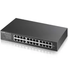 Zyxel GS1100-24E 24-Port 10/100/1000Mbps Tak-Kullan Port-Önceliklendirme Destekli Yönetilemeyen Gigabit Switch