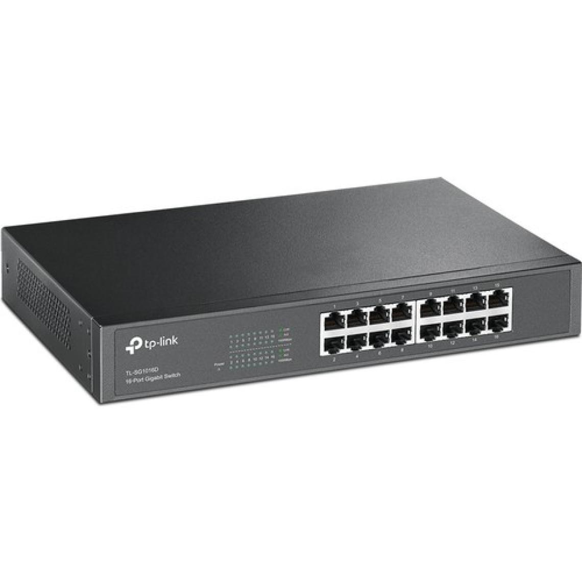TP-Link TL-SG1016D 16-Port 10/100/1000Mbps Tak ve Kullan % 40 Enerji Tasarruflu Gigabit Switch