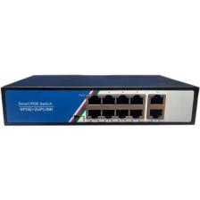 Apronx 8 Port 10/100 8 Port Poe + 2 Port 10/100 Uplink High Power 125W Poe Switch