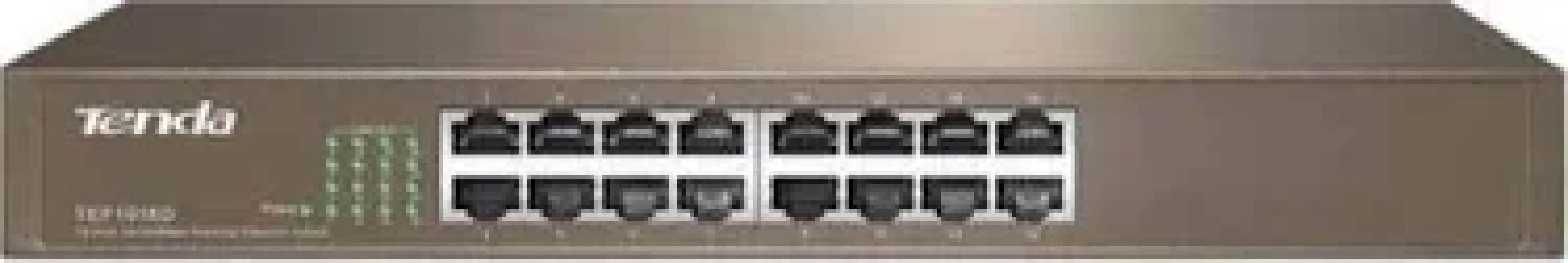 Tenda TEF1016D 16 Port 10-100 Mbps Switch Çelik Kasa Rack Mount