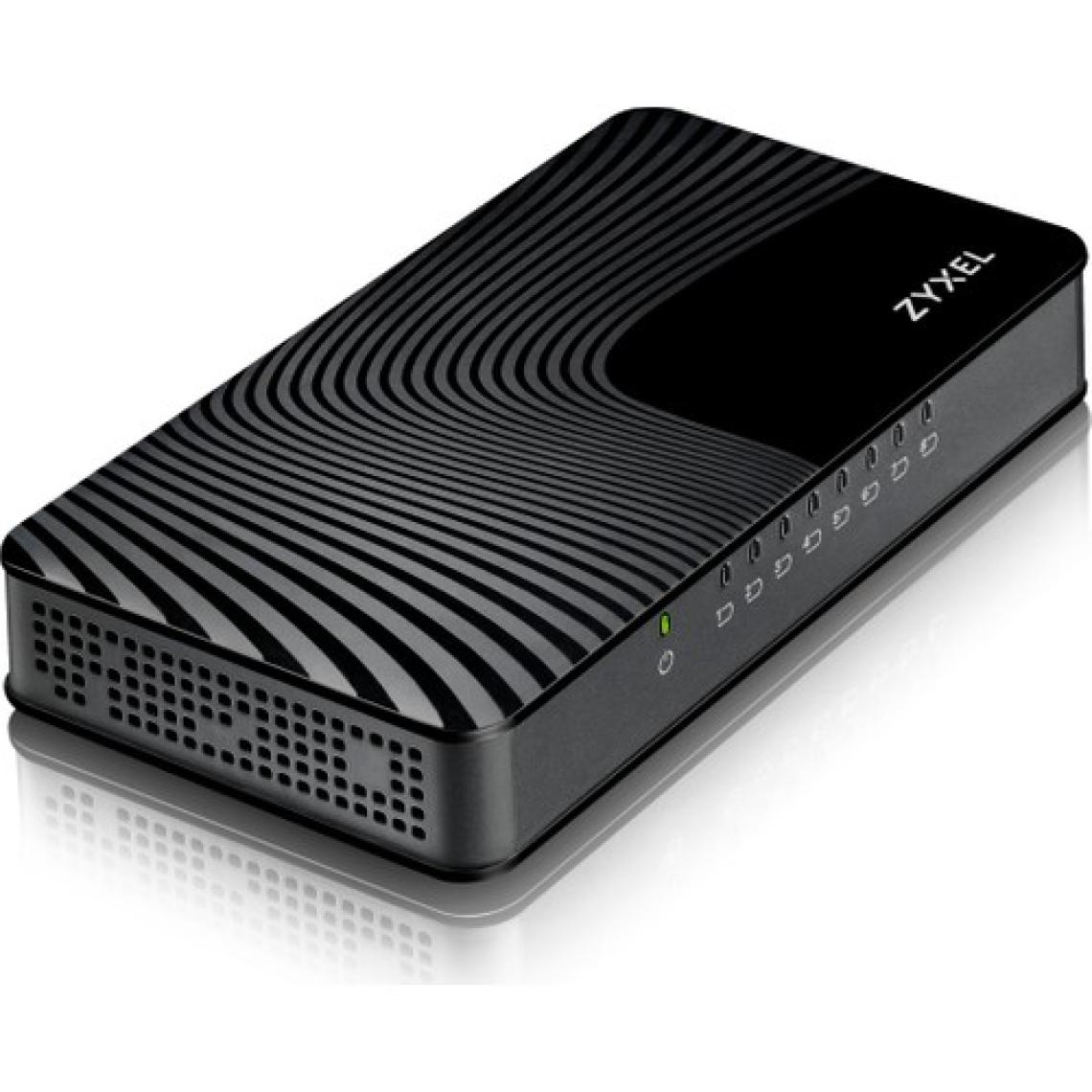 Zyxel GS108S v2 8-Port 10/100/1000Mbps Tak-Kullan Port-Önceliklendirme Destekli Gigabit Switch