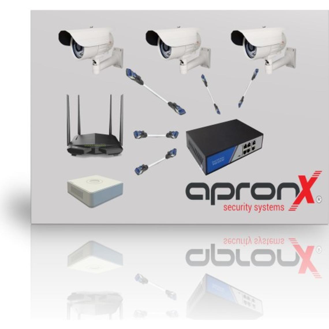Apronx 4 Port 10/100 4+2 High Power 78W Poe Switch