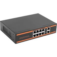 Novacom 8 Port Poe 2 Uplink Switch - Kamera Poe Switch 250 Metre
