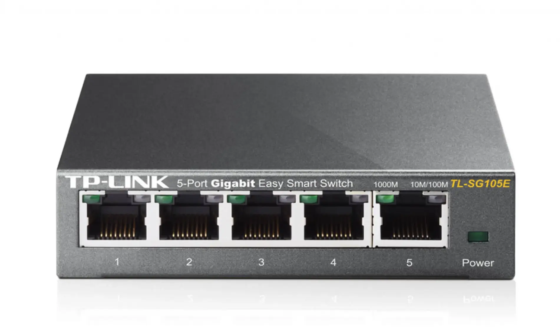 TP-Link TL-SG105E 5 Port 10-100-1000 Mbps Easy Smart Switch Çelik Kasa